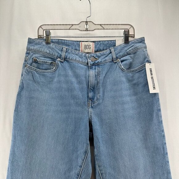 BDG Jeans Womens Size 31 Mid Rise Skinny Cropped Light Washed Denim Cotton Blue - Picture 3 of 12